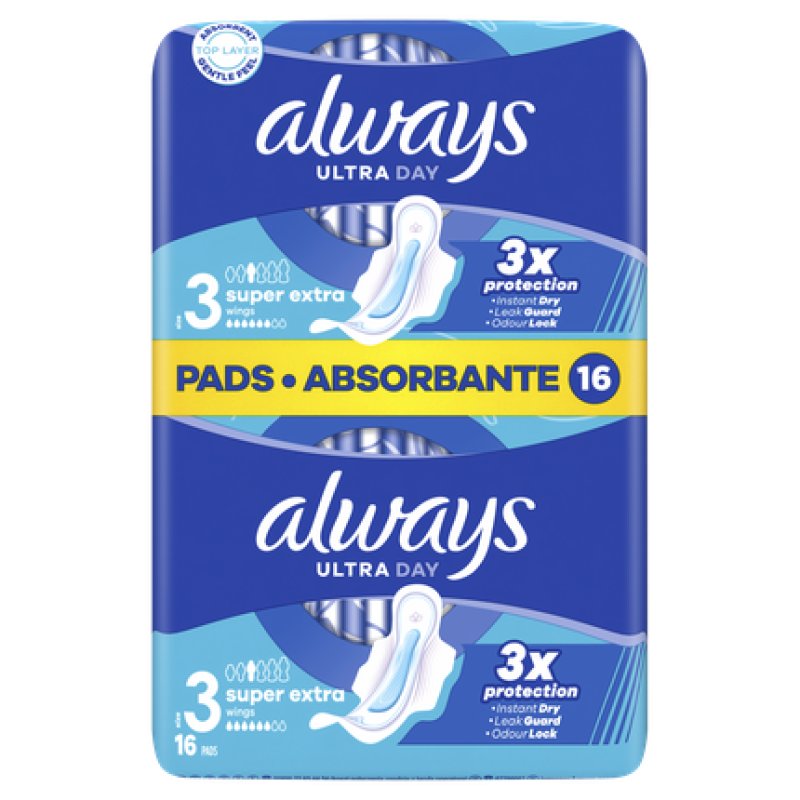 Always Always Ultra Super Extra Vp 16 Pcs Sanitary Towels