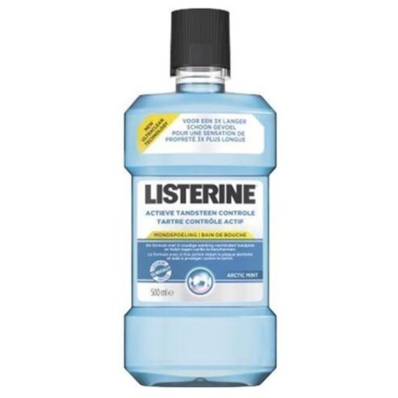 Listerine Anti Tartar Mouthwash Arctic Mint 500ml
