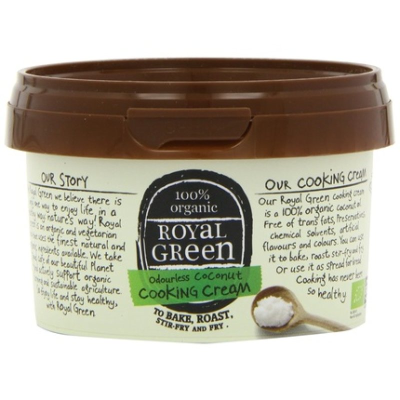 Royal Green Coconut Cooking Cream 250ml - Organic