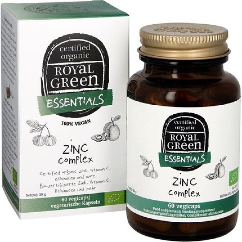 Royal Green - Zinc Complex - 60 Vegetarian Capsules