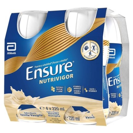 Ensure NutriVigor Vanilla Food Supplement 220ml - Pack of 4