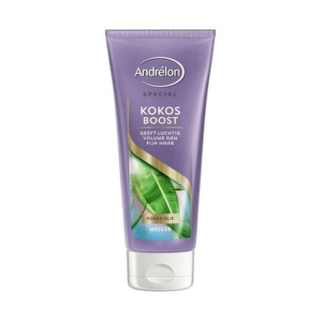 Andrelon Coconut Boost Hair Mask Nourishes Fine Hair 180ml