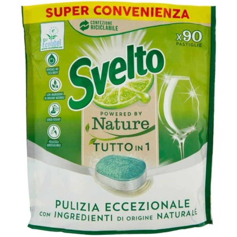 Svelto Powered By Nature All In 1, 90 Washes
