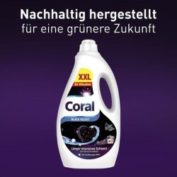 Coral Color Detergent Black Velvet Liquid Detergent for Longer Intense Black with Color Care Power of Natural Origin 60