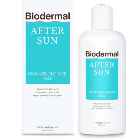 Biodermal Aftersun Tan Extending Milk - After Sun With Soothing Panthenol Provitamin B5 - 200ml