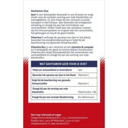 Davitamon Iron with Vitamin C and B12 33Tablets