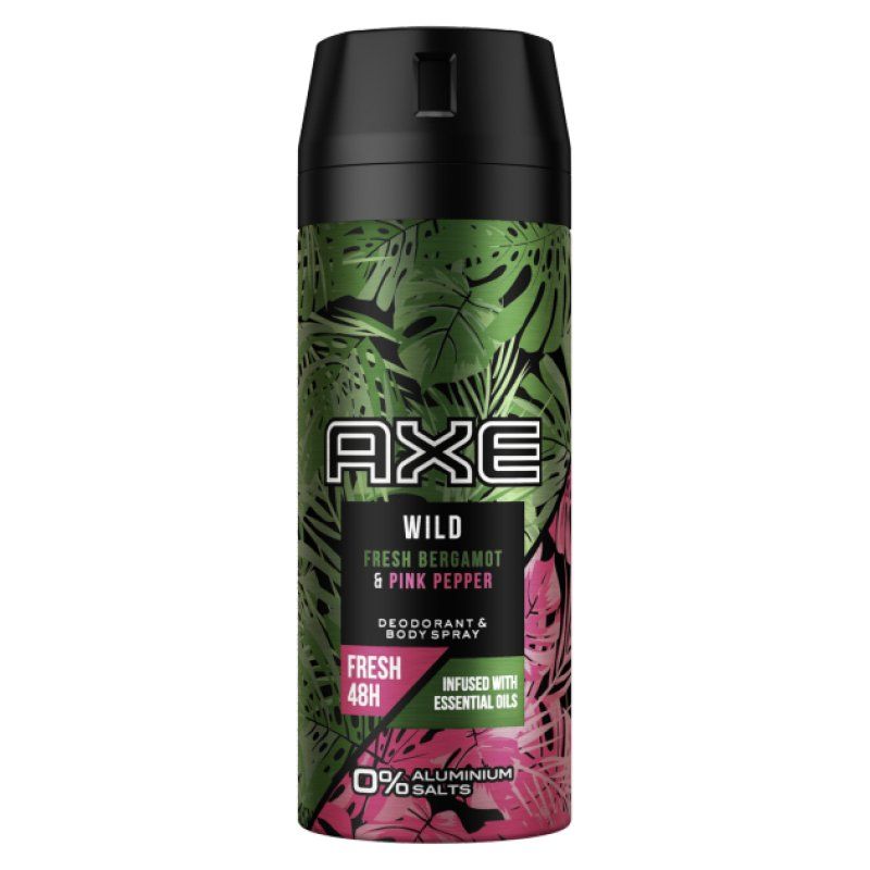 AXE WILD FRESH BERGAMOT & PINK PEPPER Men Spray deodorant 150 ml 1 pc(s)