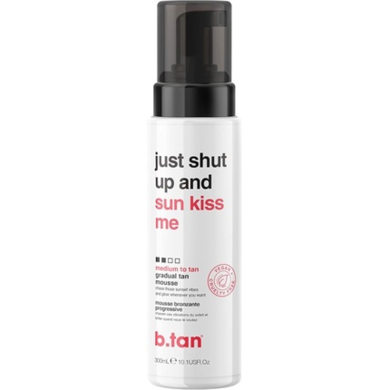 B.Tan Medium Gradual Fake Tan Mousse - Just Shut Up And Sun Kiss Me