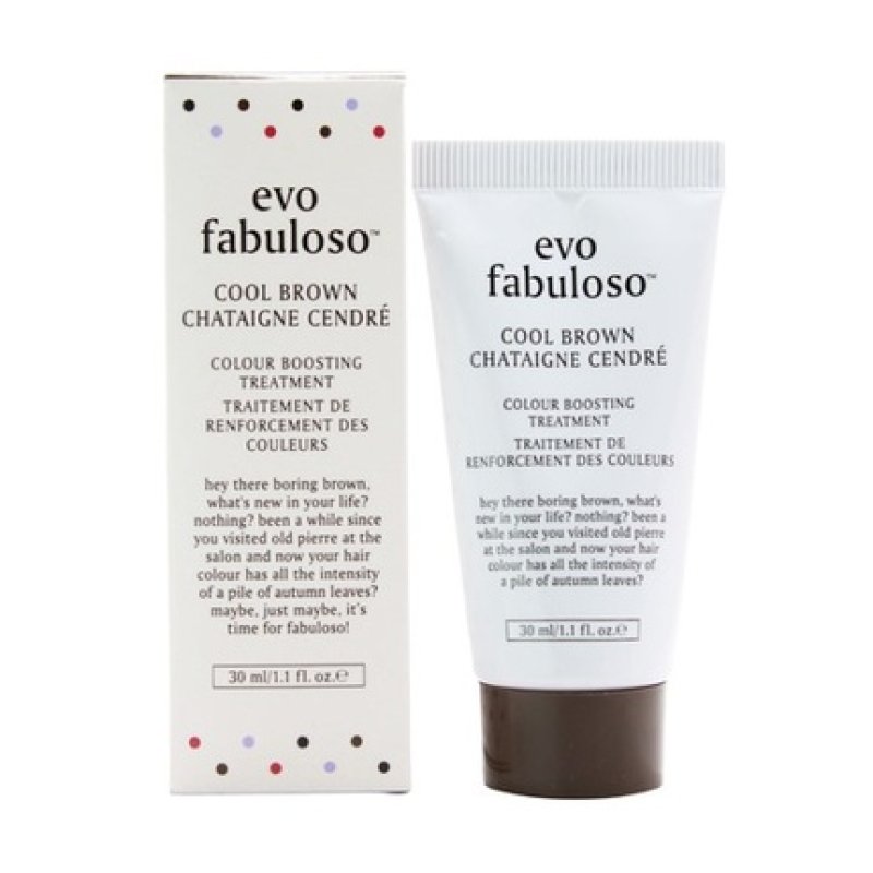 Evo Fabuloso Colour Boosting Treatment Cream Hair Color Cool Brown 1.1oz 30ml
