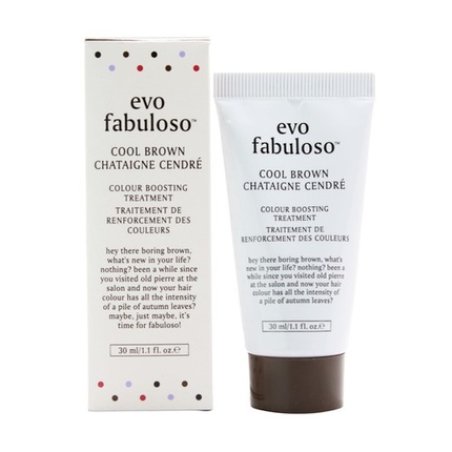 Evo Fabuloso Colour Boosting Treatment Cream Hair Color Cool Brown 1.1oz 30ml