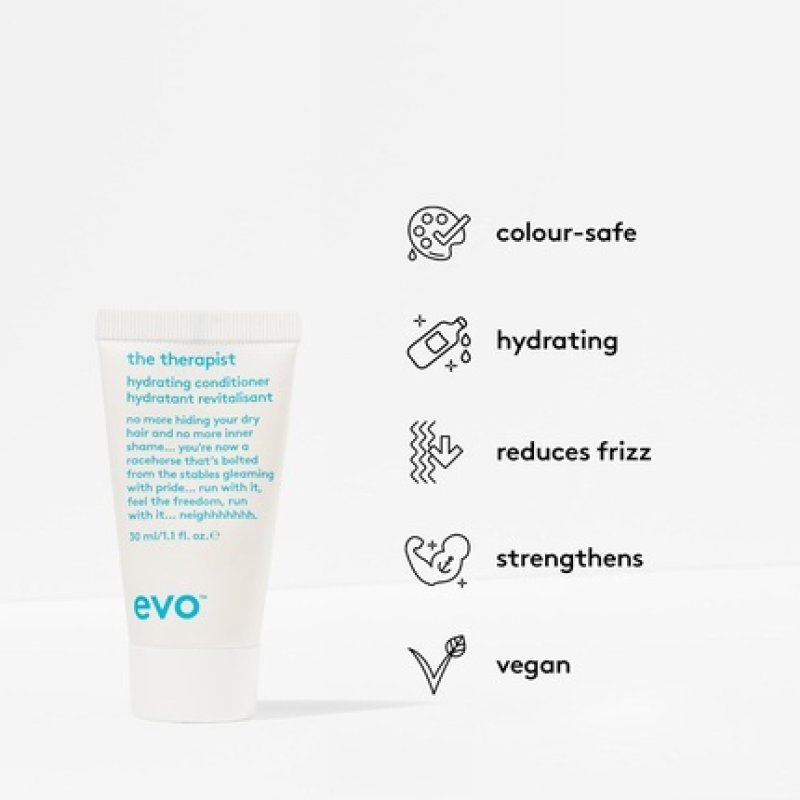 Evo The Therapist Hydrating Conditioner - Hydrates, Strengthens and Softens