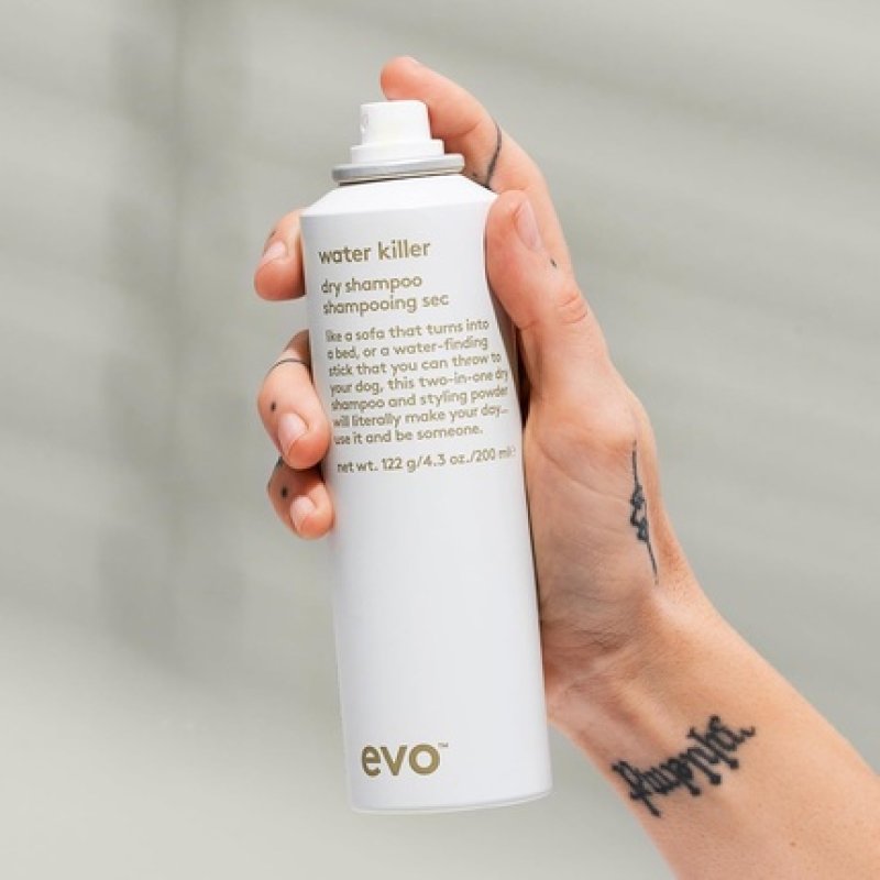 Evo Water Killer Dry Shampoo - Absorbs Oil to Refresh Hair