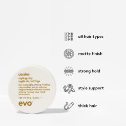 Evo Cassius Styling Clay - Adds Texture with Long Lasting Style
