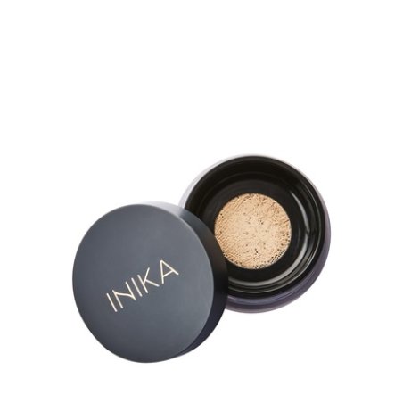 INIKA Organic Mineral Powder Foundation with SPF 25 Vegan Makeup Buildable Coverage Flawless Radiance Glow Blemish