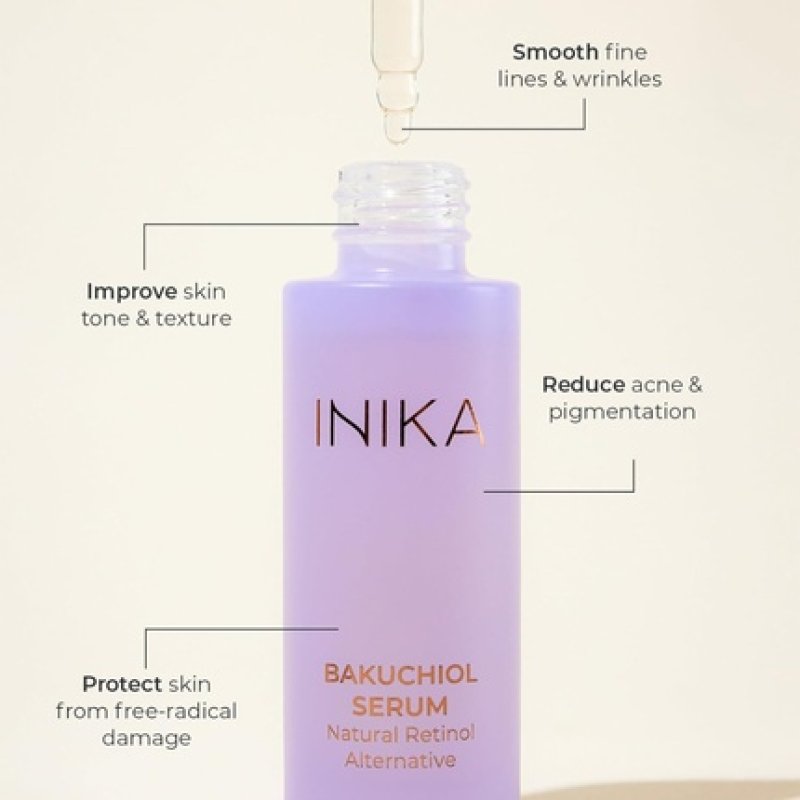 INIKA Organic Bakuchiol Serum Natural Retinol Alternative