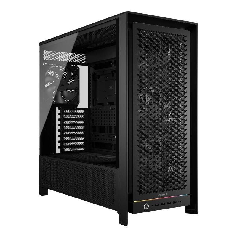 Corsair FRAME 5000D RS Modular Gaming Case w/ Glass Side, E-ATX, 4x PWM Fans, InfiniRail Fan Mounting, USB-C, ARGB