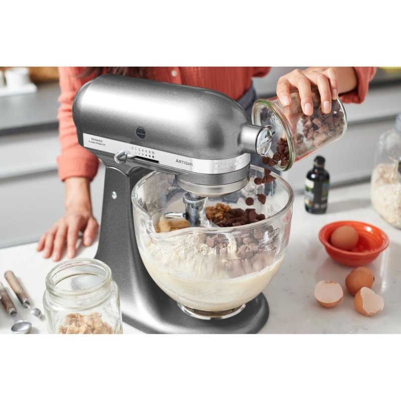 Kitchenaid 5KSM185PSEMS 4,8l Küchenmaschine, grau