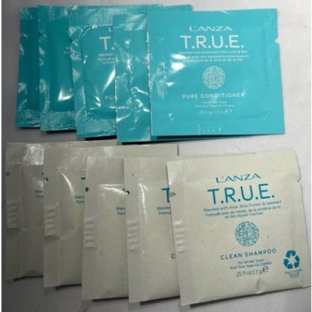 Lanza True Clean Shampoo & Pure Conditioner Packets