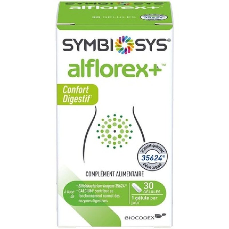 Symbiosys Alflorex Digestive Comfort Food Supplement 30 Capsules