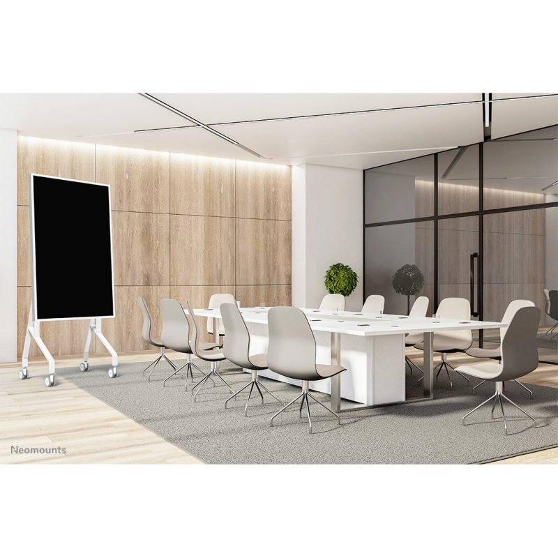 Neomounts FL50-515WH1 Support au sol mobile Samsung Flip 55-65" - rotatif - installation rapide