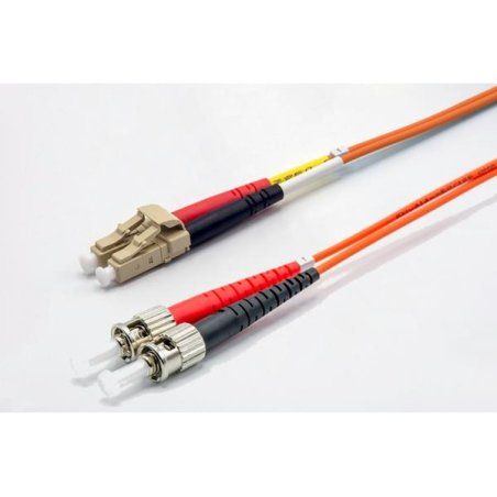 1m LCPC/ST 50/125 OM2 2.0mm LS0H orange zip cord