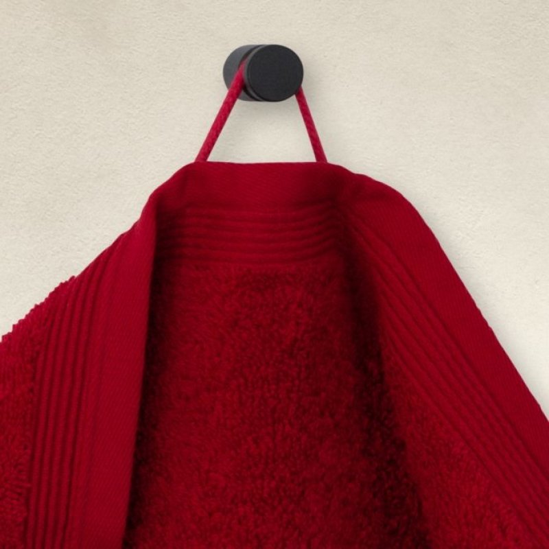 Move Superwuschel Towel 50 x 100 cm Made of 100% Cotton - Ruby