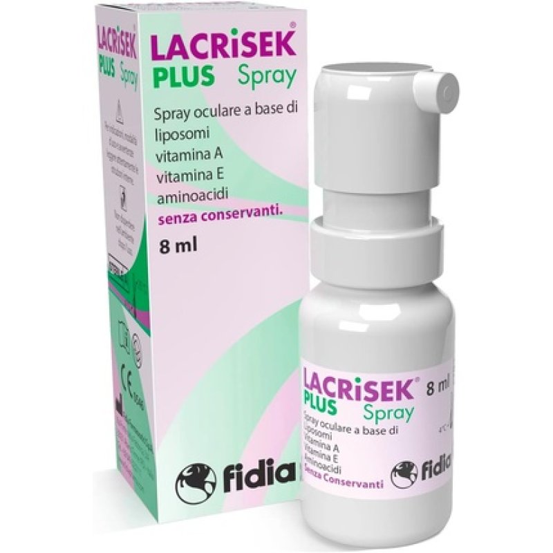 SOOFT Lacrisek Plus Ocular Spray Ophthalmic Solution 8ml