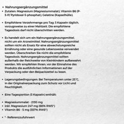 Medverita Magnesium Malate P-5-P Highly Assimilable No Additives