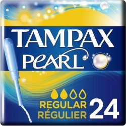 Tampax Pearl Regular Tampons - 24 Count