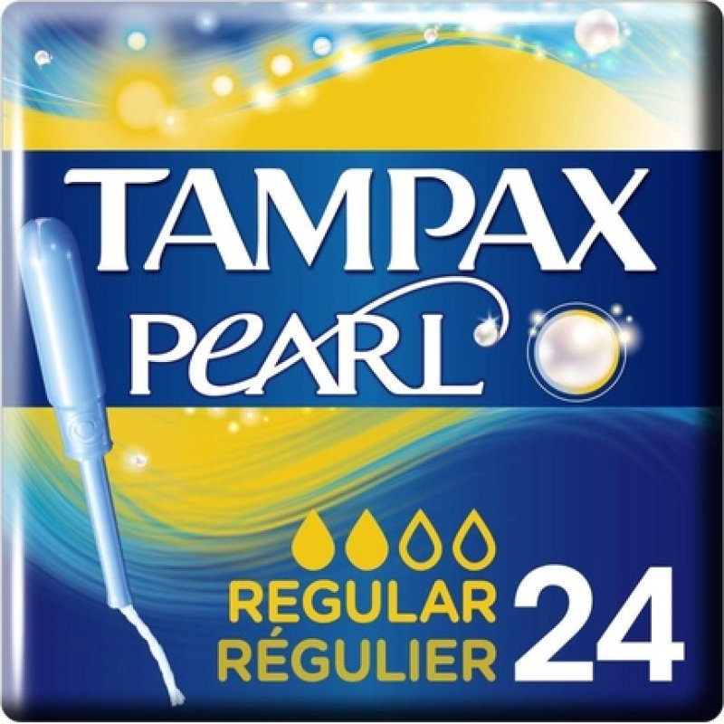 Tampax Pearl Regular Tampons - 24 Count