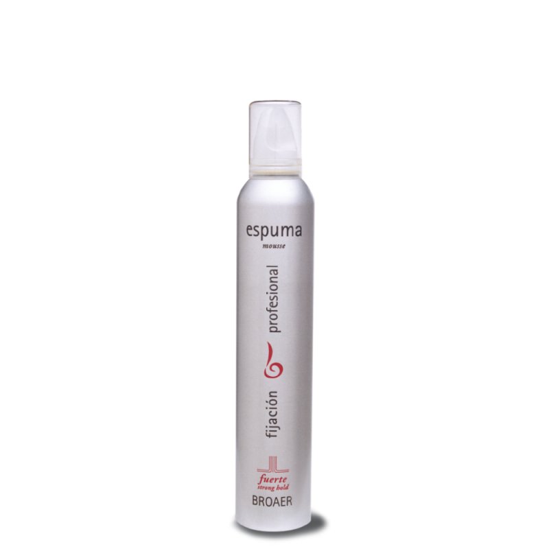 Broaer Strong Hair Mousse 300 Ml Fixative - Perfect For Styling And Hold