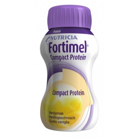 Nutricia Fortimel Compact Protein Supplement Vanilla 4 x 125ml - Pack of 4