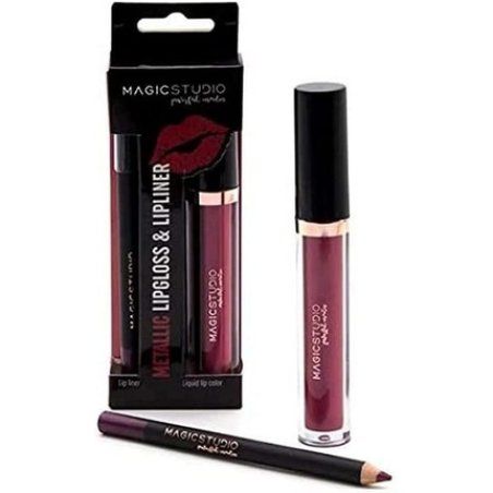 Magic Studio Metallic Lip Brilliance Black Eyeliner
