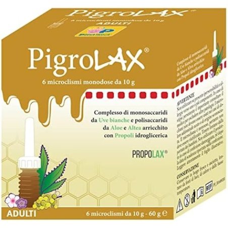 Pediatrica Microclisma Pigrolax Adulti 10g - Pack of 6