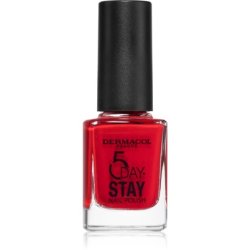 Dermacol 5 Day Stay Nail Polish - 21 Monroe Red, 11 ml