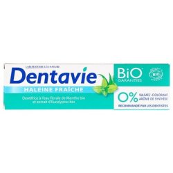 Dentavie Organic Fresh Breath Toothpaste 75ml