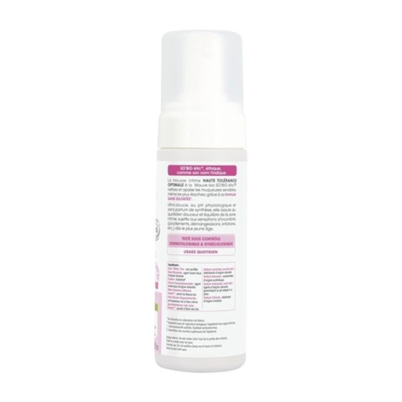 So'bio Etic Intimate Foam Optimal Tolerance Organic Mallow Soothes