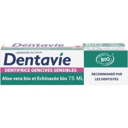 Dentavie Sensitive Gum Toothpaste with Aloe Vera & Organic Echinacea 75ml