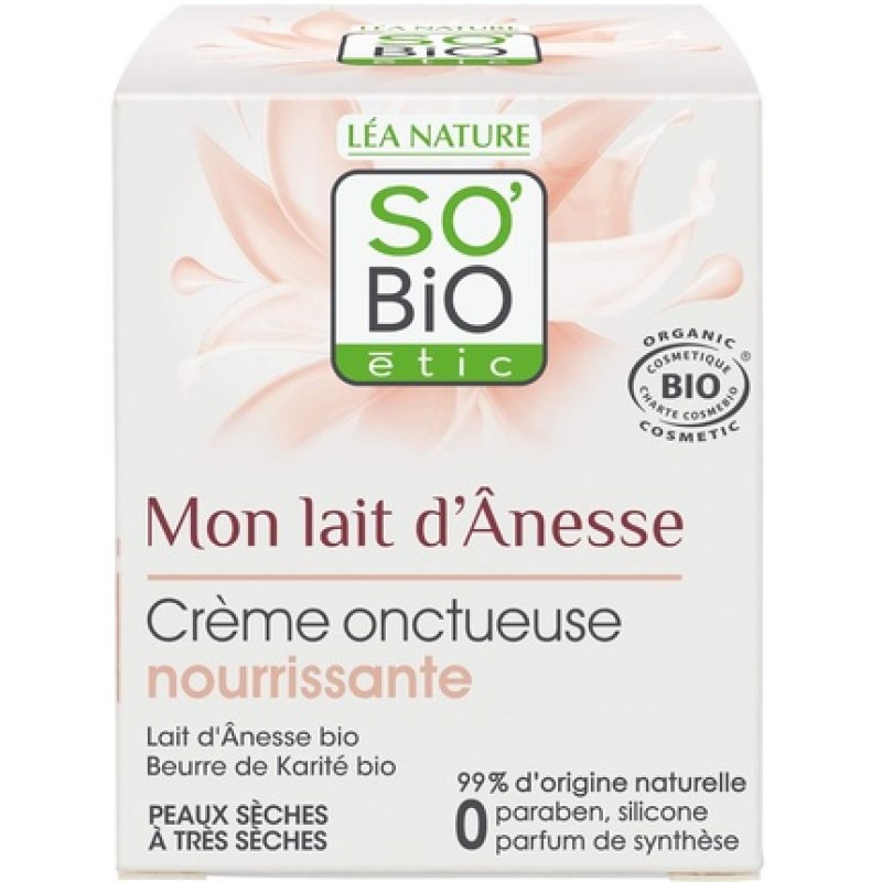 Sobio Nourishing Cream Donkey Milk 50ml
