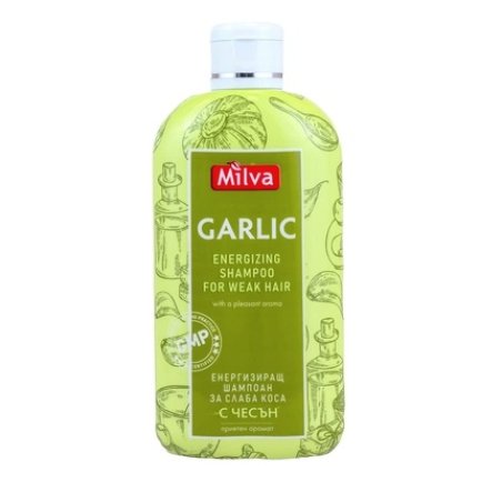 Energizing Garlic Shampoo for Weak Hair