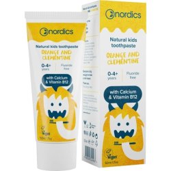 Nordics Toothpaste for Children 0-4 Years 50ml with Mild and Sweet Taste