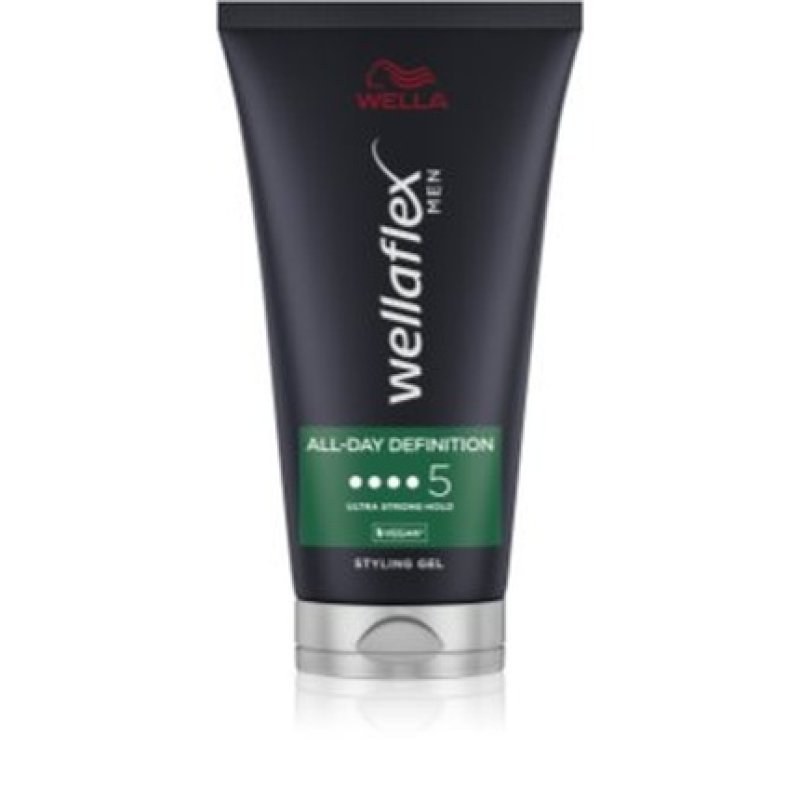 Wella Wellaflex Men All-Day Definition Gel - Ultra Strong Hold, 150 Ml