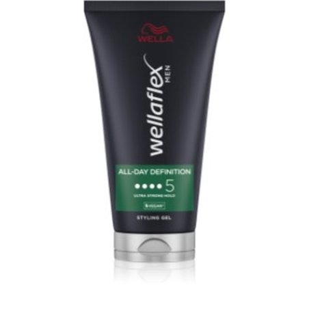 Wella Wellaflex Men All-Day Definition Gel - Ultra Strong Hold, 150 Ml