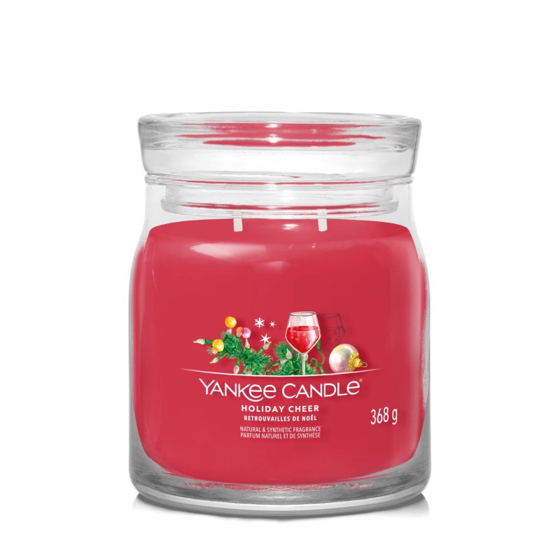 Yankee Candle Holiday Cheer wax candle Round Red 1 pc(s)