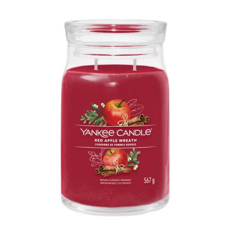 Yankee Candle Red Apple Wreath wax candle Cylinder Fruity 1 pc(s)