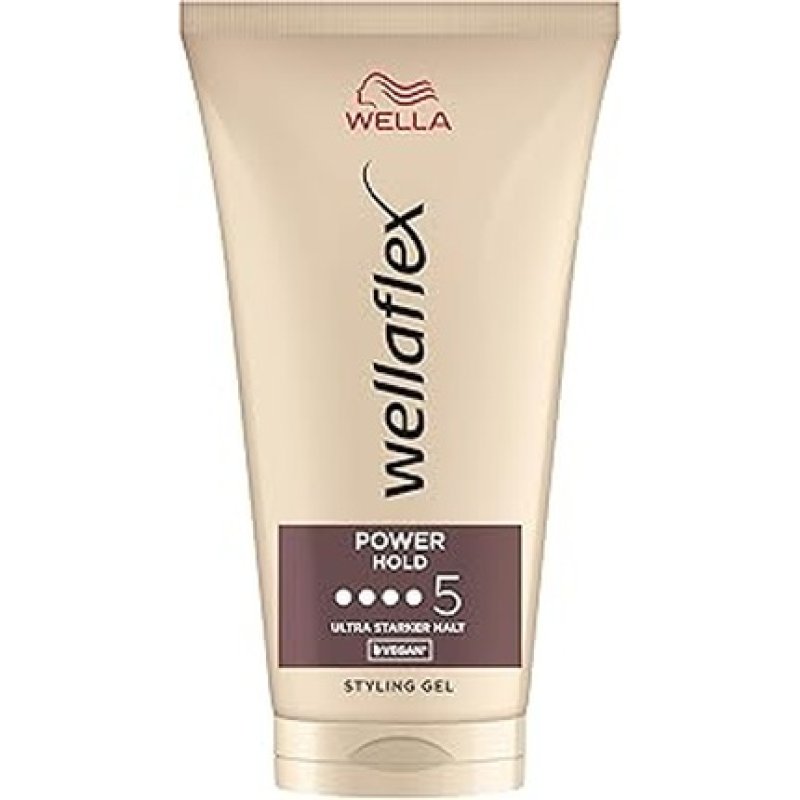 Wella Wellaflex Power Hold Hair Gel For Women - 150 Ml, Ultra Strong Hold For Up To 24 Hours