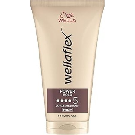 Wella Wellaflex Power Hold Hair Gel For Women - 150 Ml, Ultra Strong Hold For Up To 24 Hours