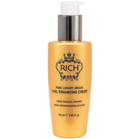 RICH Pure Luxury Curl Enhancing Cream with Argan Oil, Coconut Oil & Hydrolyzed Wheat Protein 4.05 Fluid Ounces