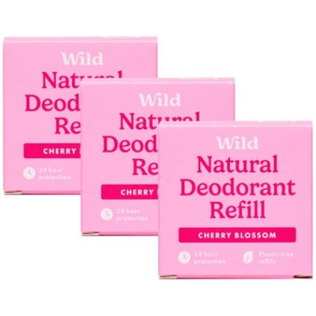 Wild Refill Deodorant Block Cherry Blossom 40g