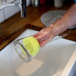 Scrub Daddy Original Yellow Scrub Sponge Face Shape Cleaning Sponge Scratch-Free Kitchen Sponge Eraser Sponge Dirt